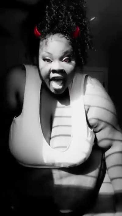 Found on Twitter. All the comments were calling her a 