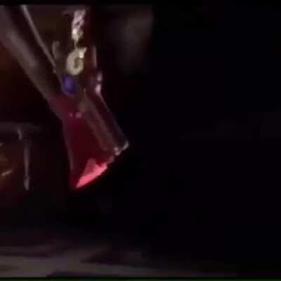 Samira when she gets polymorphed by a Star Guardian Lulu