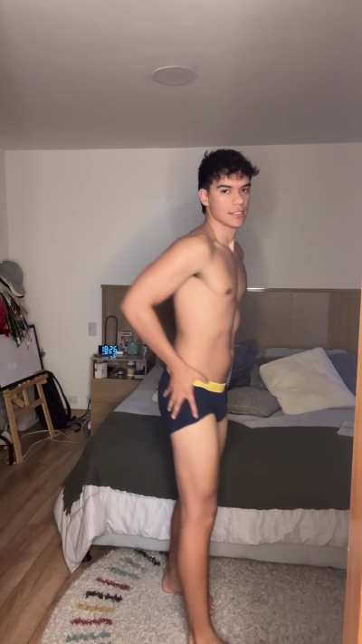 Watch my dick grow without a touch; it's a sight to behold.