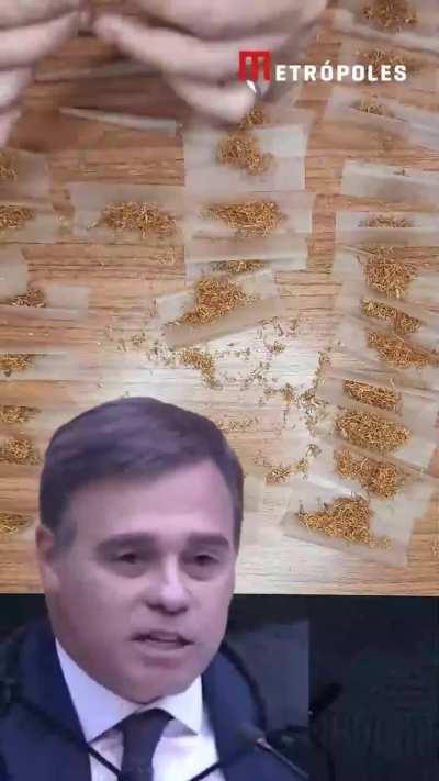 Confirmamos a conta de Mendonça: 10g fazem 34 cigarros