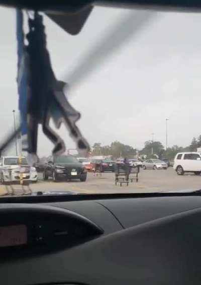 The carts finally got fed up