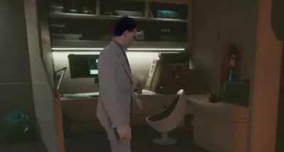 Borat in Cyberpunk 2077