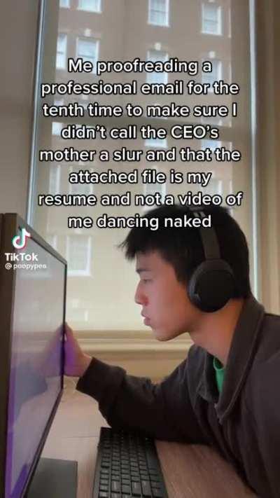 Lol at me thinking working an office job would be relaxing… takes me 30 minutes to send an email