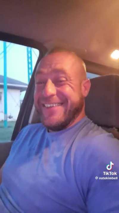 Wow, what a trooper.