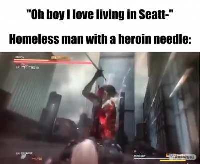 Stabby Stabby now ur feeling happy happy