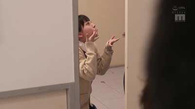 Mia Nanasawa Sucks The Teacher Off Right Outside of the Classroom [MIDV-531]