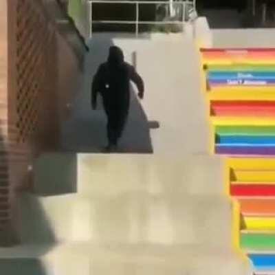 Gay ass stairs