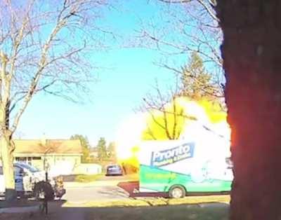 What happens when you hit a gas line