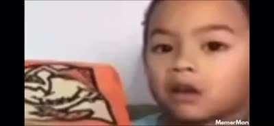 Forgetting that you are on camera