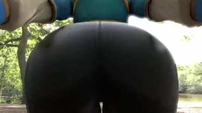 Princess Zelda ASSaults you with her Ass (Kishi3D) [Legend of Zelda]