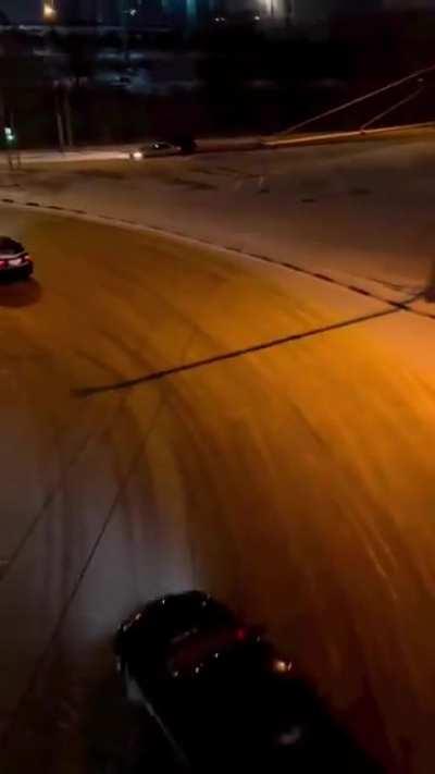 Smooth drift by truck