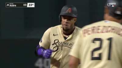 [Highlight] [Highlight] Ketel Marte's 2-run homer gives the Diamondbacks a 3-run lead over the Cubs.