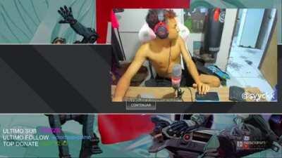 Assaltante de faca VS streamer de Katana