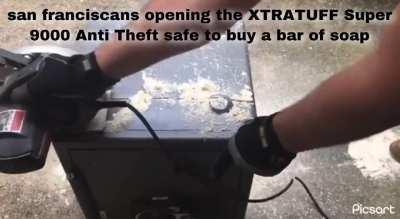 least dystopian store security measures in glorious san francisco 💪🏻 💪🏻 💪🏻