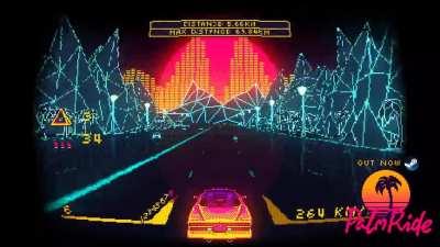 One year ago, I shared some footage with a prototype I made for a game. Thanks to your positive feedback, I now turned it into a full game, and released it on Steam! And here you have it, Out Run, which is indeed Outrun.