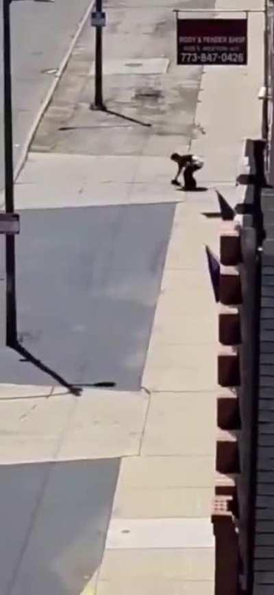 Like a scene from GTA V