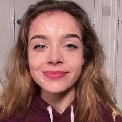 She Is Even Cuter with Cum on Her Face