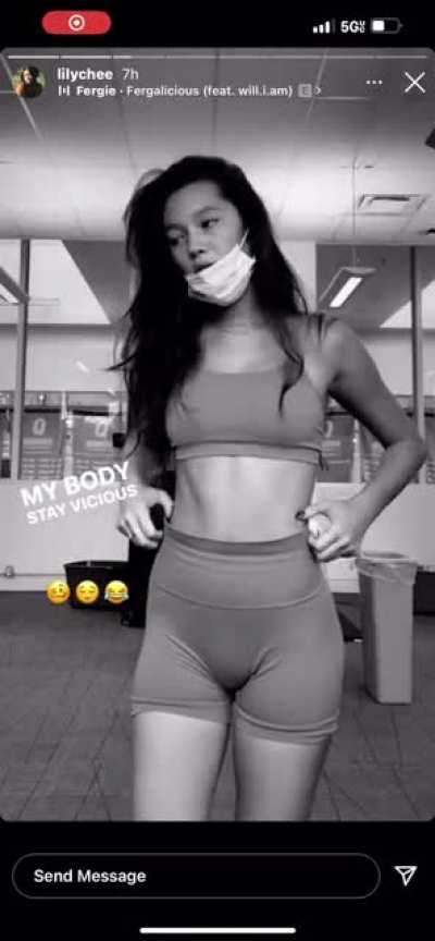 Clip from her IG story 🥵