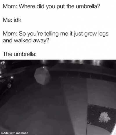 This walking umbrella