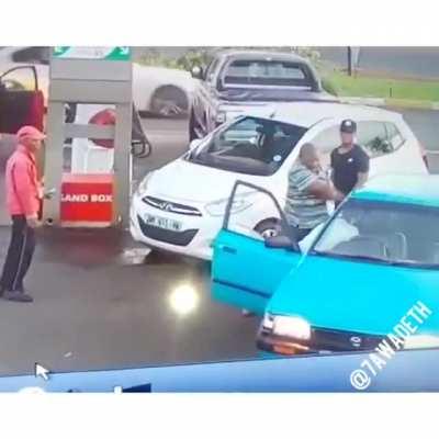 Big guy really likes his shitty car