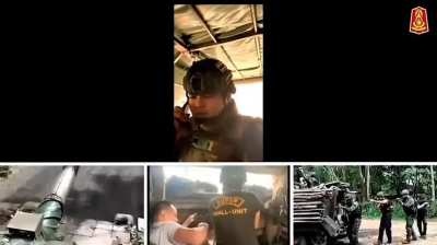 Compilation of Royal Thai Army Tanks Operations Against Cambodian Army Positions - December 2025