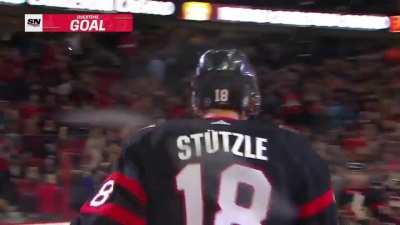 [OTT (4)-3 CGY] Sens complete the comeback from 3-1 down in the dying minutes, winning the game in OT off a Stützle diving shot on a contested breakaway (Full OT)