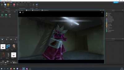 I am working on a backrooms inspired game!