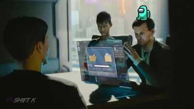 Among Us 2077 (Cyberpunk parody)