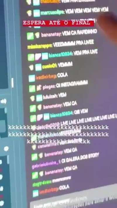 VIEWERS DO MUCA(BARAKALOL) EM OUTRAS LIVES