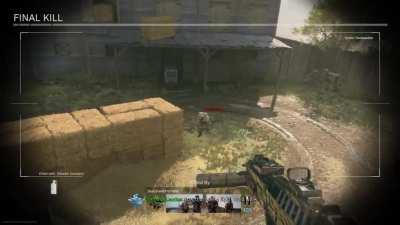 Smoke granade kill, I couldn't believe the killcam