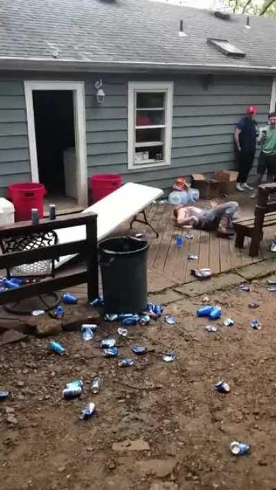 Table-slam from the roof