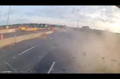 Idiot in Québec this morning