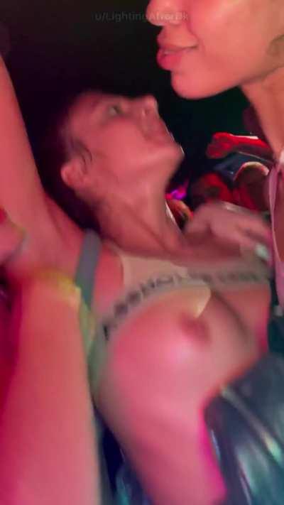 wet girls in the club