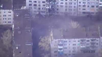 High-res drone footage of the Ukrainian air force using a 2,000-pound (~900 kg) aerial bomb to strike an underground bunker of the Russian 35th Rifle Brigade in Selydove, Donetsk Oblast. According to Russian milbloggers, this killed most of high ranking o