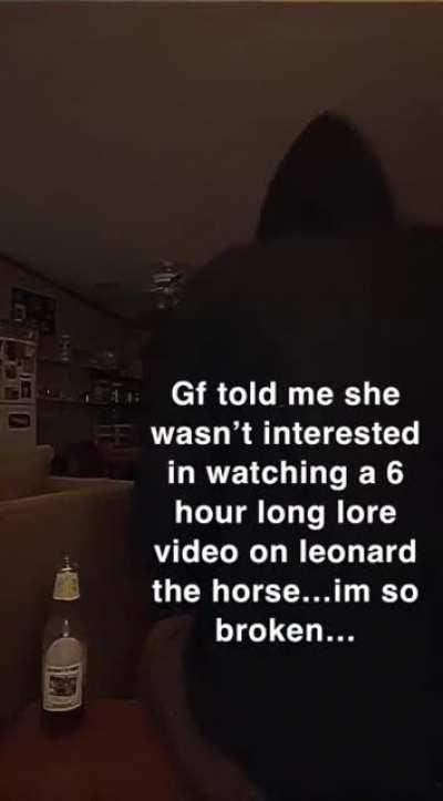 babe please just 5 min it gets really good