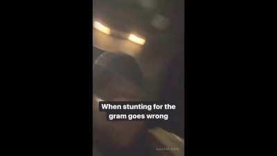 What happens if I fire my pistol when it's right next to my dumb face?