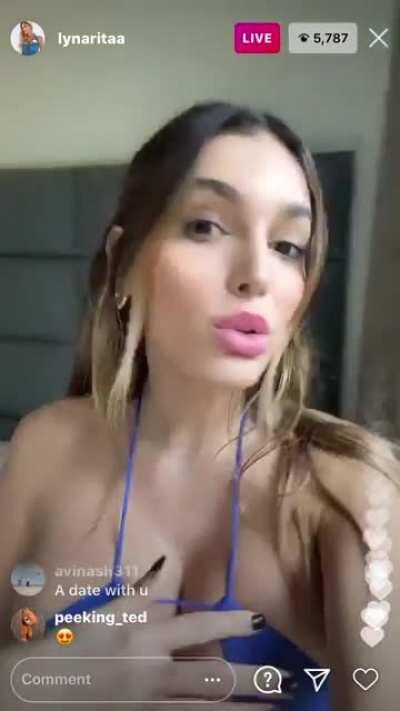 Todays live + slight nip slip at 2:49