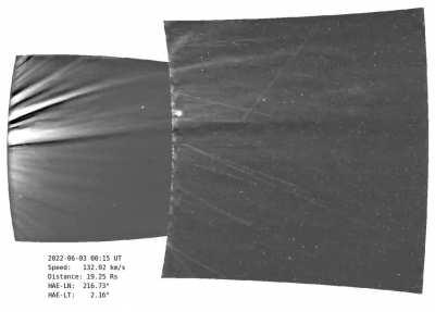 Footage from the Parker Solar Probe as it passes within 5 million miles of the Sun's surface