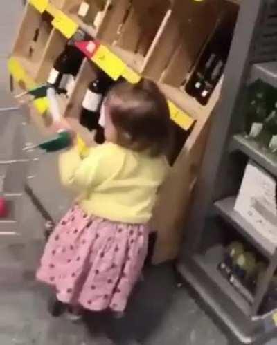 She’ll have a wine pun T-shirt in 30 years