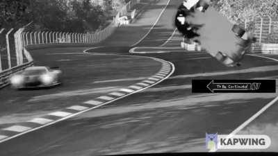 Not your regular crash at Nürburgring