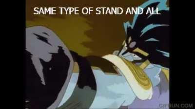 It's way too similar for it not to be a jojo reference...........right ?