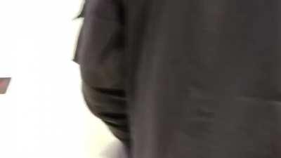 Security guard fights with people at McDonald's downtown Santa Monica