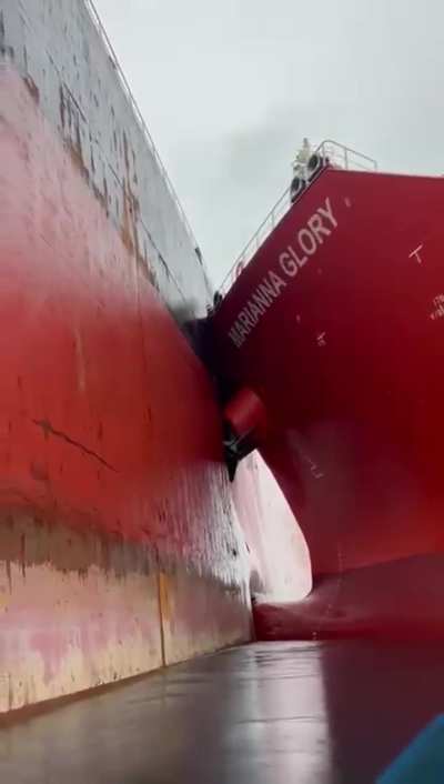 17 March 2025 - LPG tanker Marianna Glory collided with bulk carrier MV AOM Julia at Balikpapan due to severe weather conditions.
