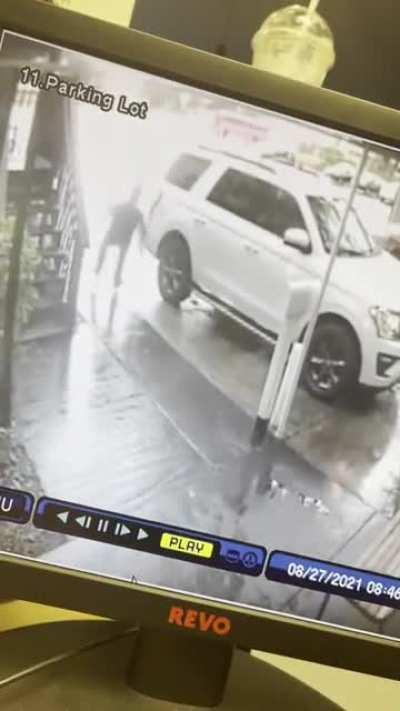 Maybe running on wet sidewalk want my brightest idea...