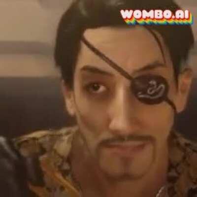 Majima’s reaction when Kiryu comes back