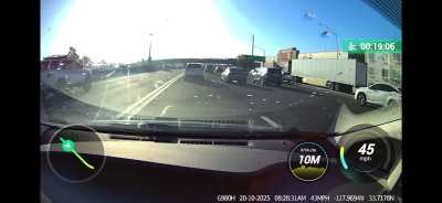 Goes into the express entrance/exit lane just to slam on the brakes last second without a blinker [oc]