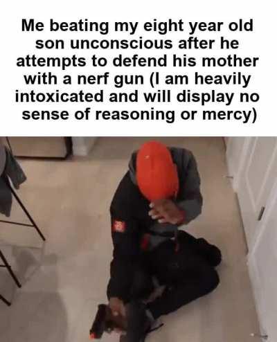 He never stood a chance