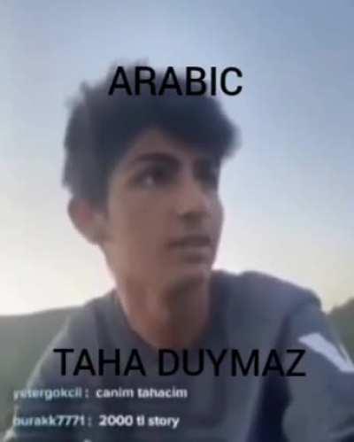 Arabic Taha Duymaz Speak's Arabic Language