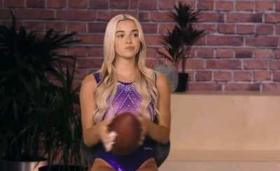 Olivia in the Manningcast auditions skit | September 2023