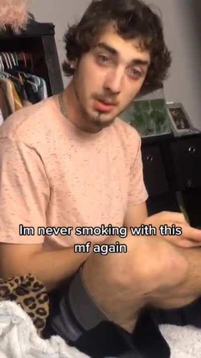 Trying weed for the first time